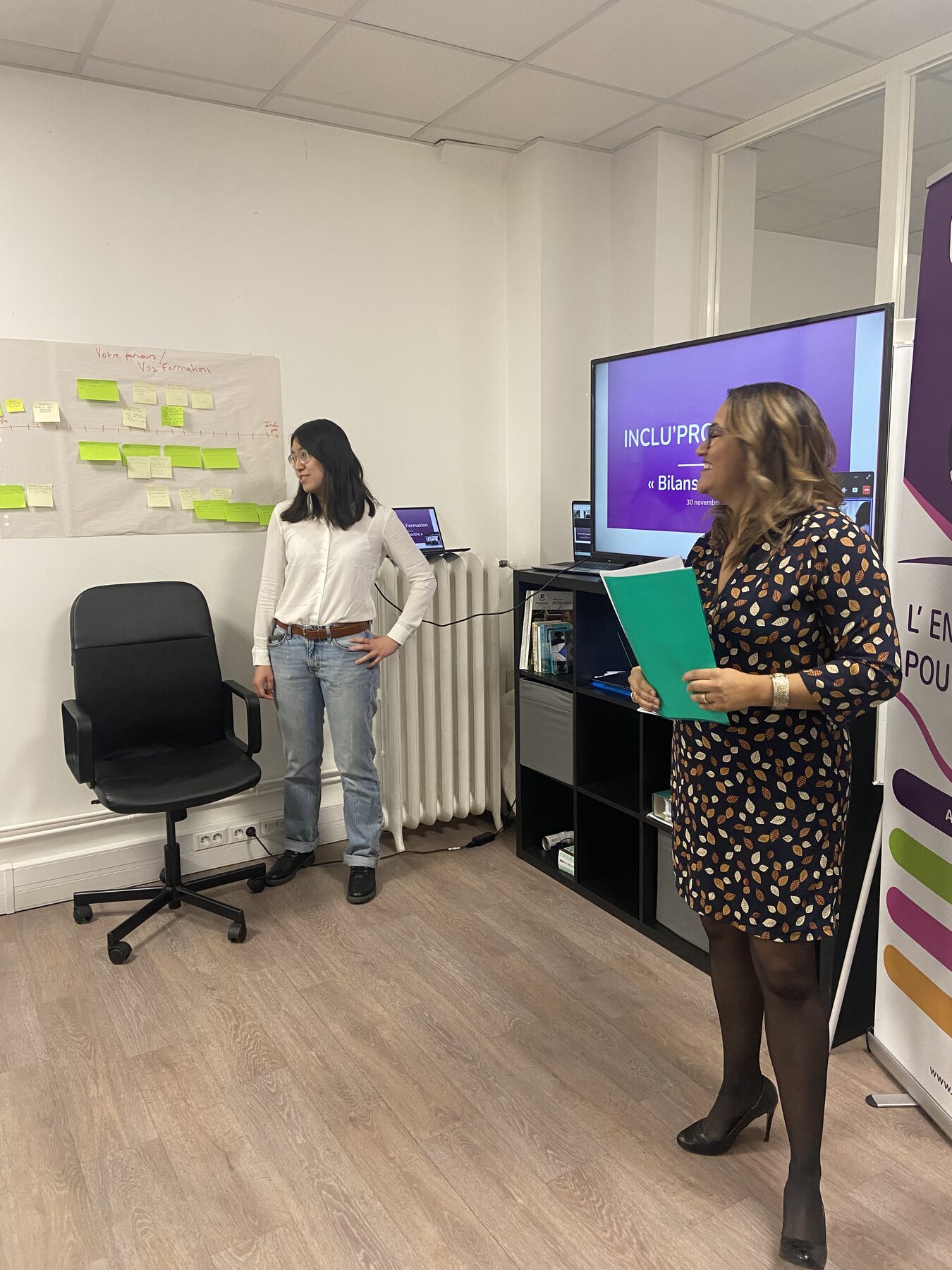 Discours de clôture avant la remise des certificats, bilan collectif INCLU'PRO